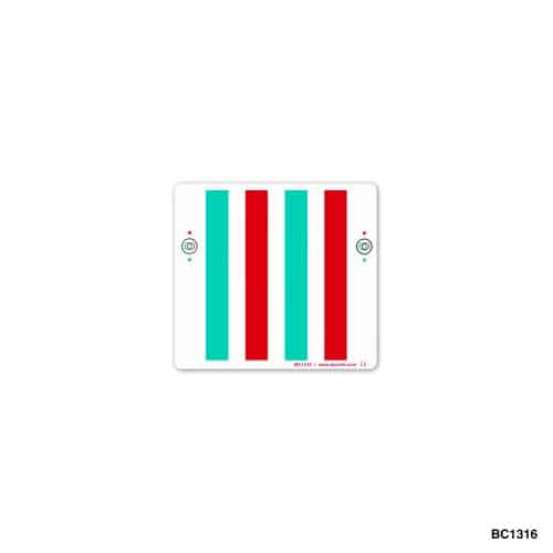 Reading Unit - Red/Green (11cm x 11cm)