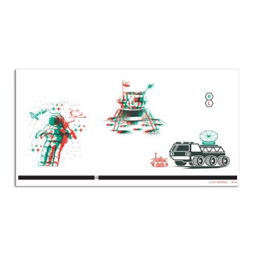 Outer Space Variable Tranaglyph™ (kun slide)