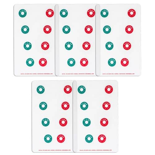 Bernell Life-Saver Cards/hvidt papir (50 stk.)