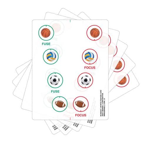 Bernell Sports Fixation Card, transparent (5 stk.)