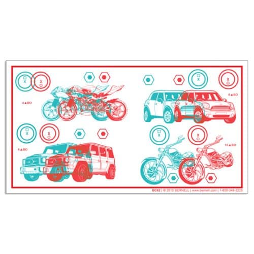 BC60 Series Red/Green slide #2  Bikes & Cars