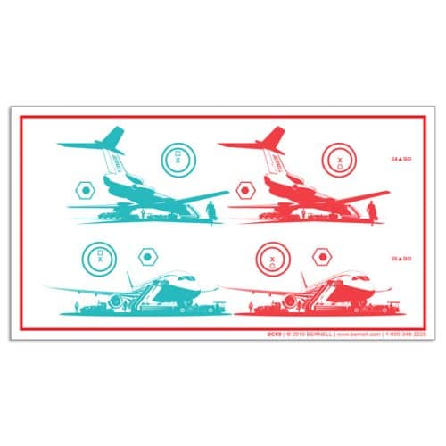 BC60 Series Red/Green slide#5 - Airplanes