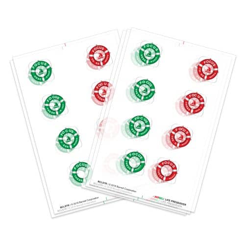 Bernell Life Preserver Cards, transparent (5 stk.)