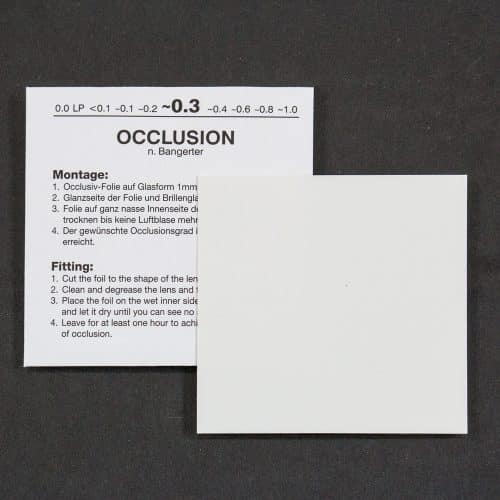 Bangerter okklusionsfolie