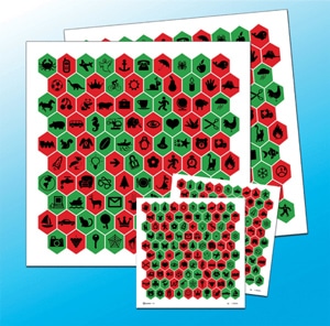 Antisupressive Chart Set med figurer