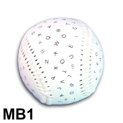 Sports bold med bogstaver 12 pt font