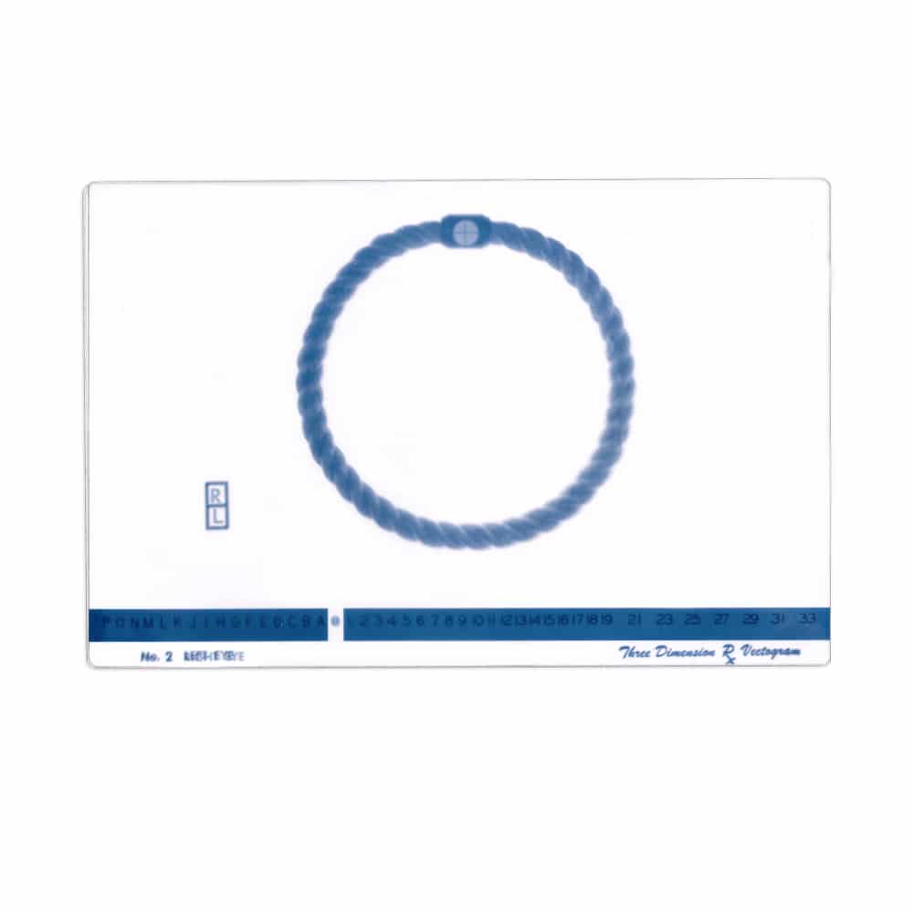 Quoits vektogram, inklusiv polariserede briller
