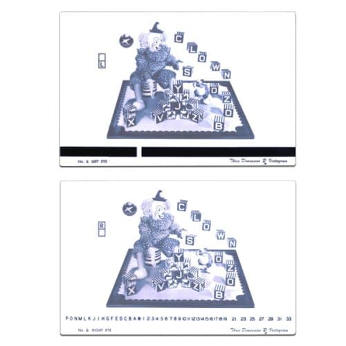 Klovn, variabel vektogram, inklusiv polariserede briller