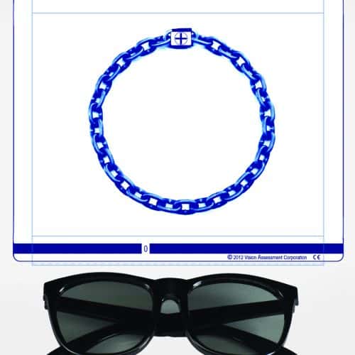 Chain polariseret variabel vektograf, inklusiv briller